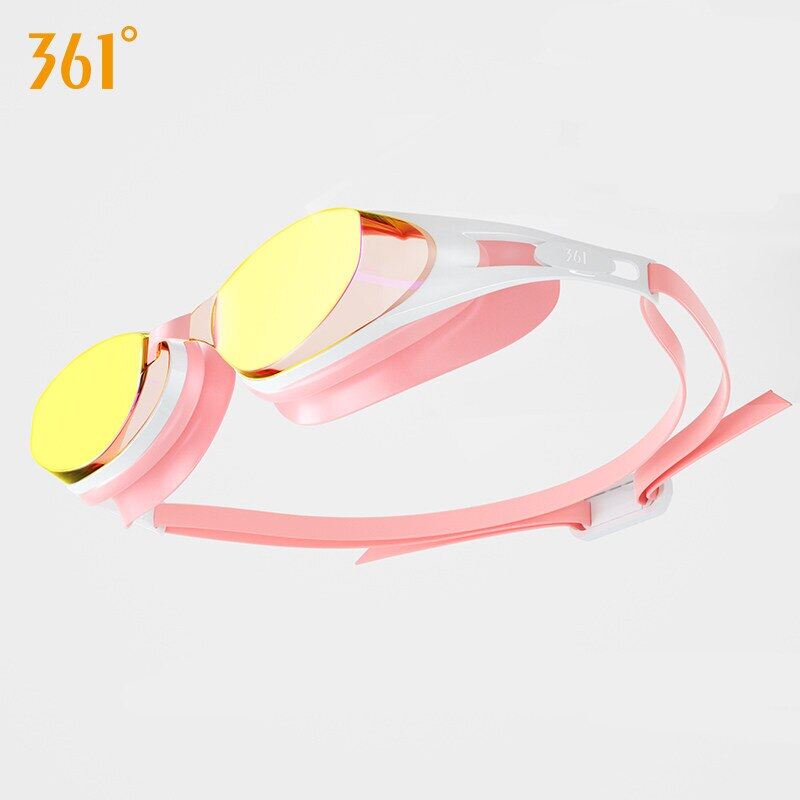 WinMax 361 Kính bơi kê đơn tráng gương Kính bơi Hồ bơi Chống sương mù Kính màu hồng Nam nữ Kính bảo hộ bơi