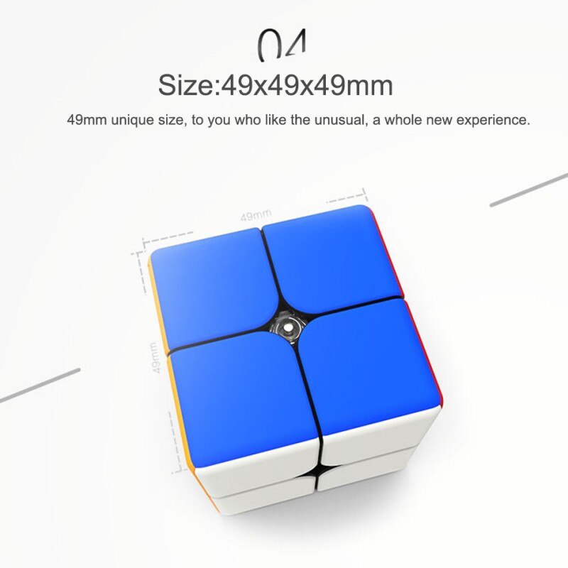 Gan 249 V2 ma thuật tốc độ gan khối gan gan 2x2 249 chuyên nghiệp nhỏ Rubik bỏ túi gan V2 khối lập phương Câu Đố không dính gan khối