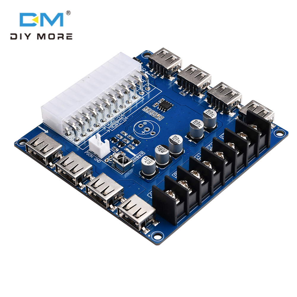 diymore USB Charging Desktop Chassis Power Adapter Board with Infrared Detection Function for TV Power Amplifier 5V/2A