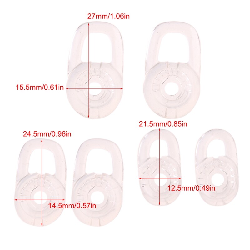 3 Pairs/Set(S/M/L) Soft In-Ear Silicone Bluetooth Earphone Covers Earbuds Pads