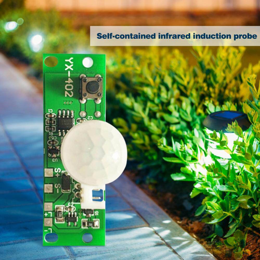 3.7V DIY Solar Lamp Circuit Board Control Sensor Module Infrared Controller
