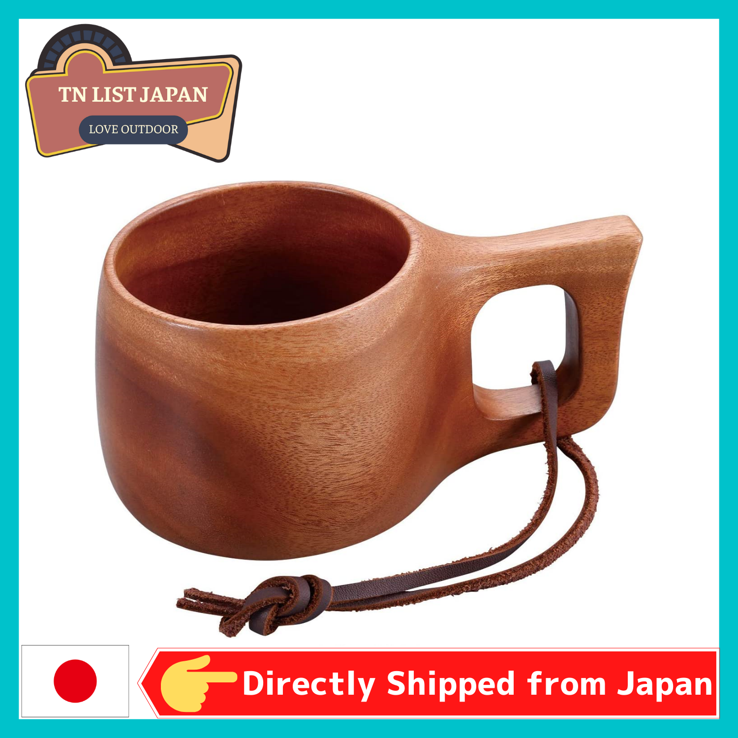 Giao Hàng Trực Tiếp Từ Nhật Bản Cốc Ăn Tối CAPTAIN STAG Wood Breath 300ML