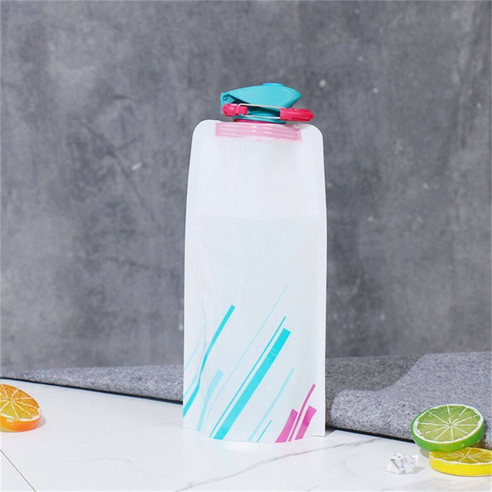 ANNE Cycling Outdoor Sport Soft Hiking Camping PE Water Bottle Sports Water Bag Drinking Water Bag Flask Water Bottle
