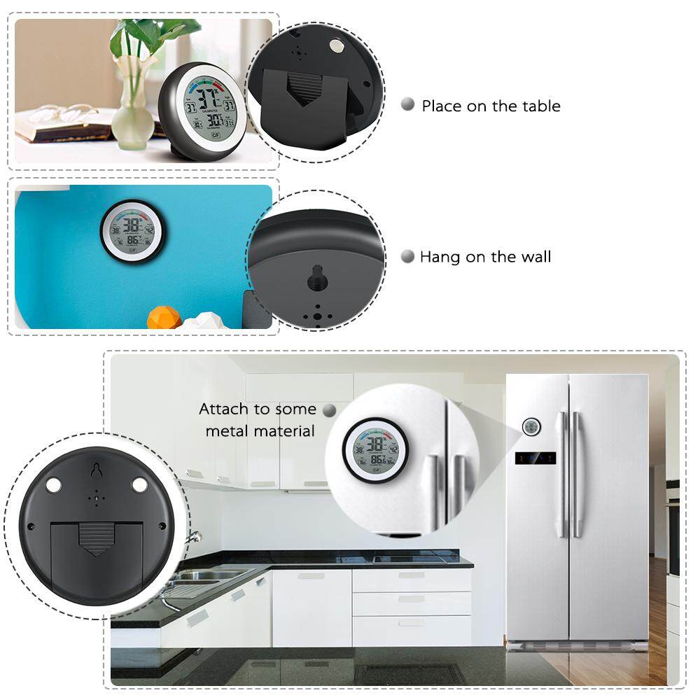 Máy Đo Độ Ẩm Nhiệt Độ Kỹ Thuật Số ° C/° F-INTL
