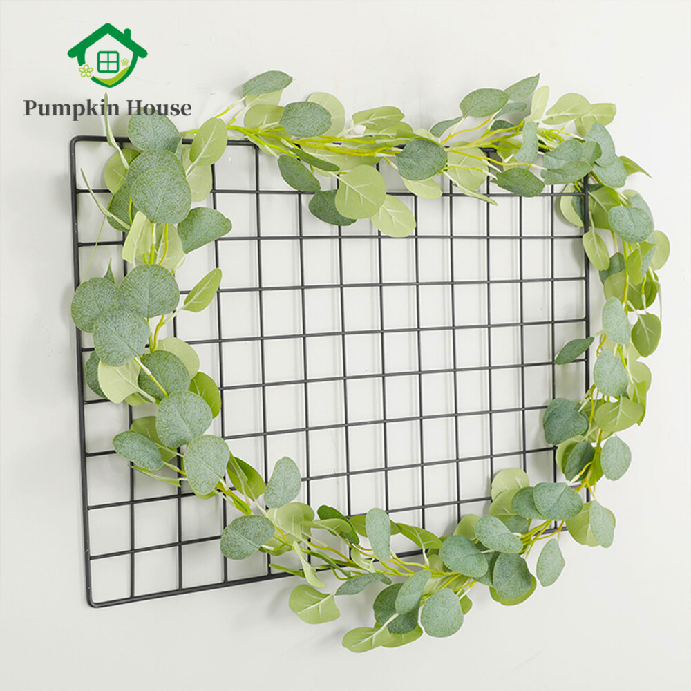 220cm artificial plant artificial rattan plastic artificial green leaf for home decoration