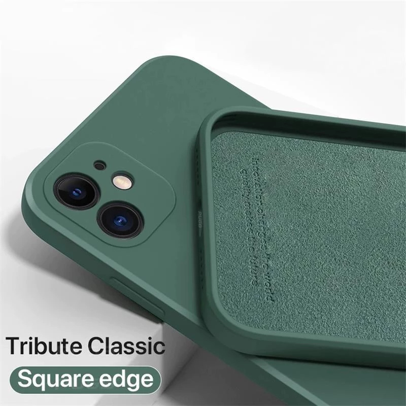 For iphone 14 pro max 13 pro 12 pro max 11 pro liquid silicone shockproof soft back cover case for iphone xs max xr xs 7 8 plus 6 6s plus se