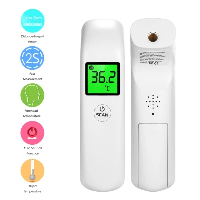Docooler Infrared Thermometer Forehead Thermometer Non Contact Thermometers LCD Display High Precision Handheld Temperature Meter