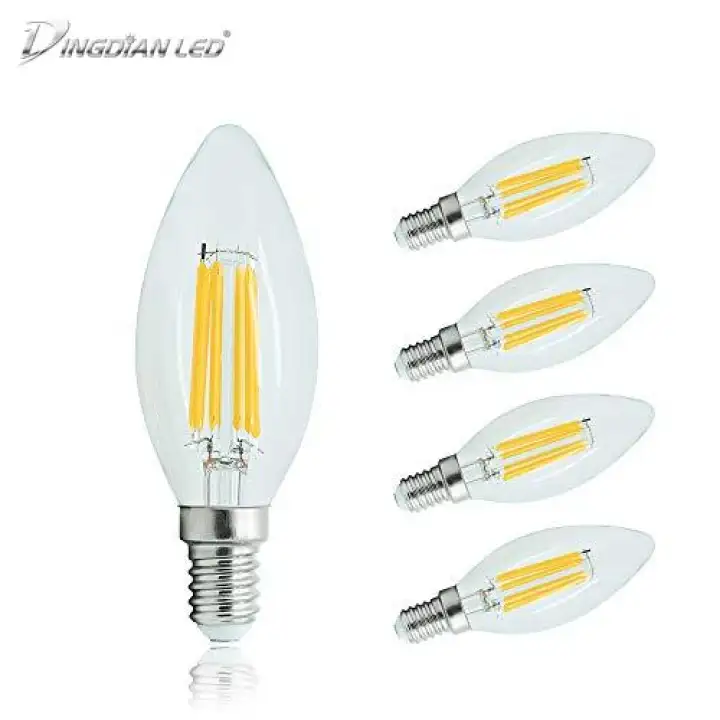 Dingdian Led 5 Packs E14 220v Edison Bulb Candelabra - 40w Chandelier Bulb Led Dingdian Led 5 Packs E14 220v Edison Bulb Candelabra - 40w Chandelier Bulb Led