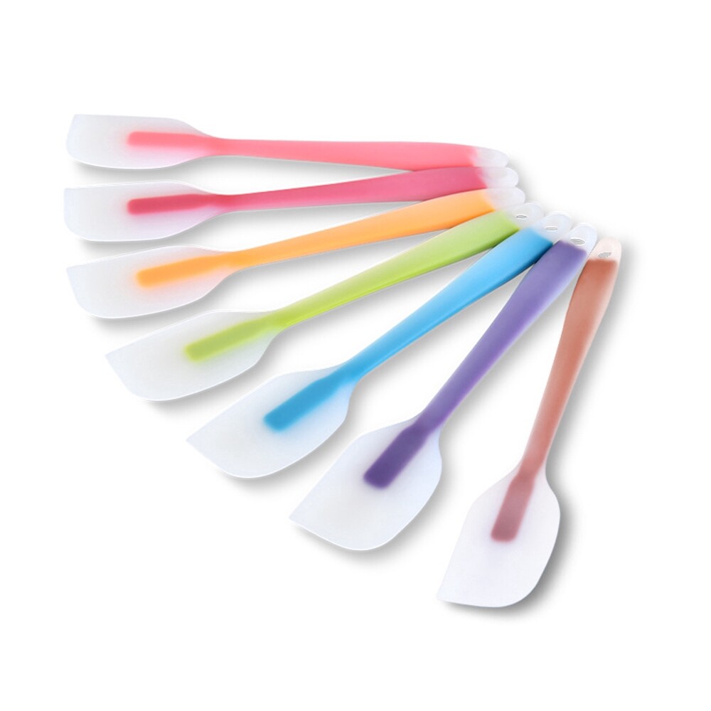 sanhe 1PC Silicone Cookies Pastry Making Spatula Cake Baking Tool Cake Forming Scraper Home Tool