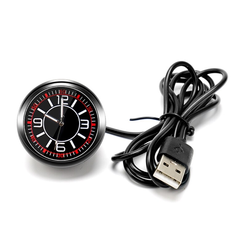 Quartz Luminous Clock with Precise Display Universal Vehicle Decoration for Automotive Dashboard