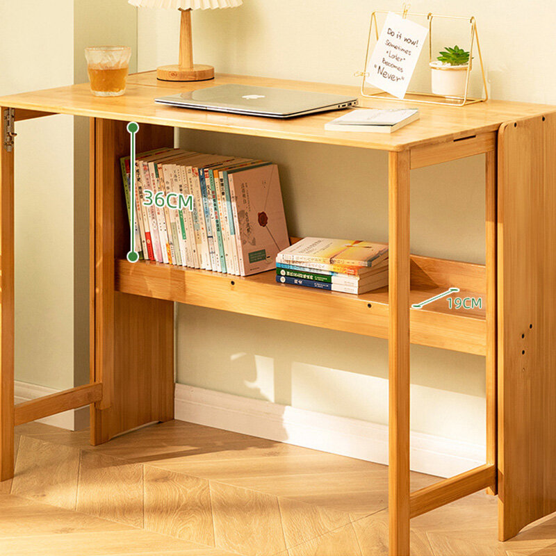 Folding desk computer desk desk student home small desktop solid wood bedroom bedside writing workbench