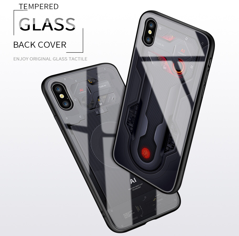 Hontinga Casing Case For Realme C15 Case Technology Circuit Board Explorer Exploration Theme Version Realmi Real Me C15 Cases Tempered Glass Back Cover Casing Phone Case Hard Case For Men For Boys