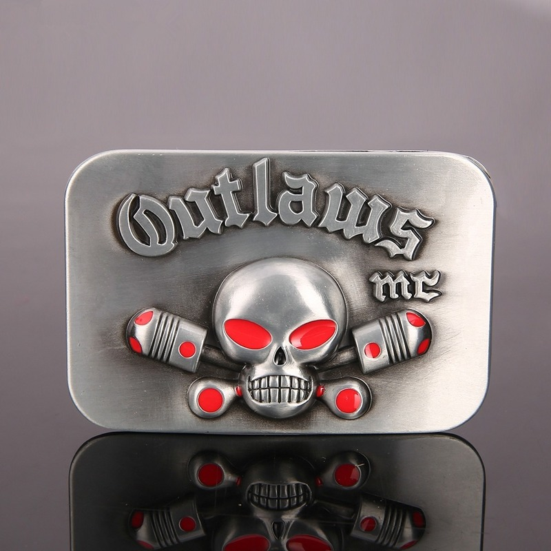 outlaws mc belt buckle