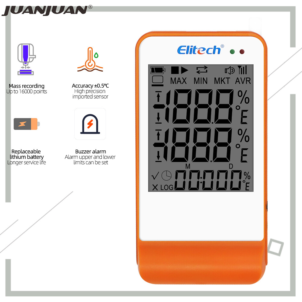 Digital usb temperature humidity data logger rc-4/rc-4hc/rc-5/gsp-6/rc-5+ lcd with external sensor cold-chain transportation digital usb data logger