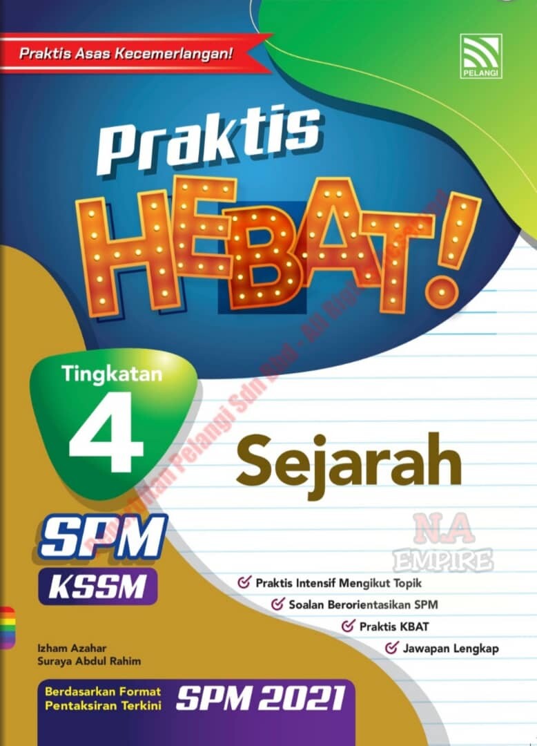 Praktis Hebat KSSM 2021 Tingkatan 4 Sejarah | Lazada