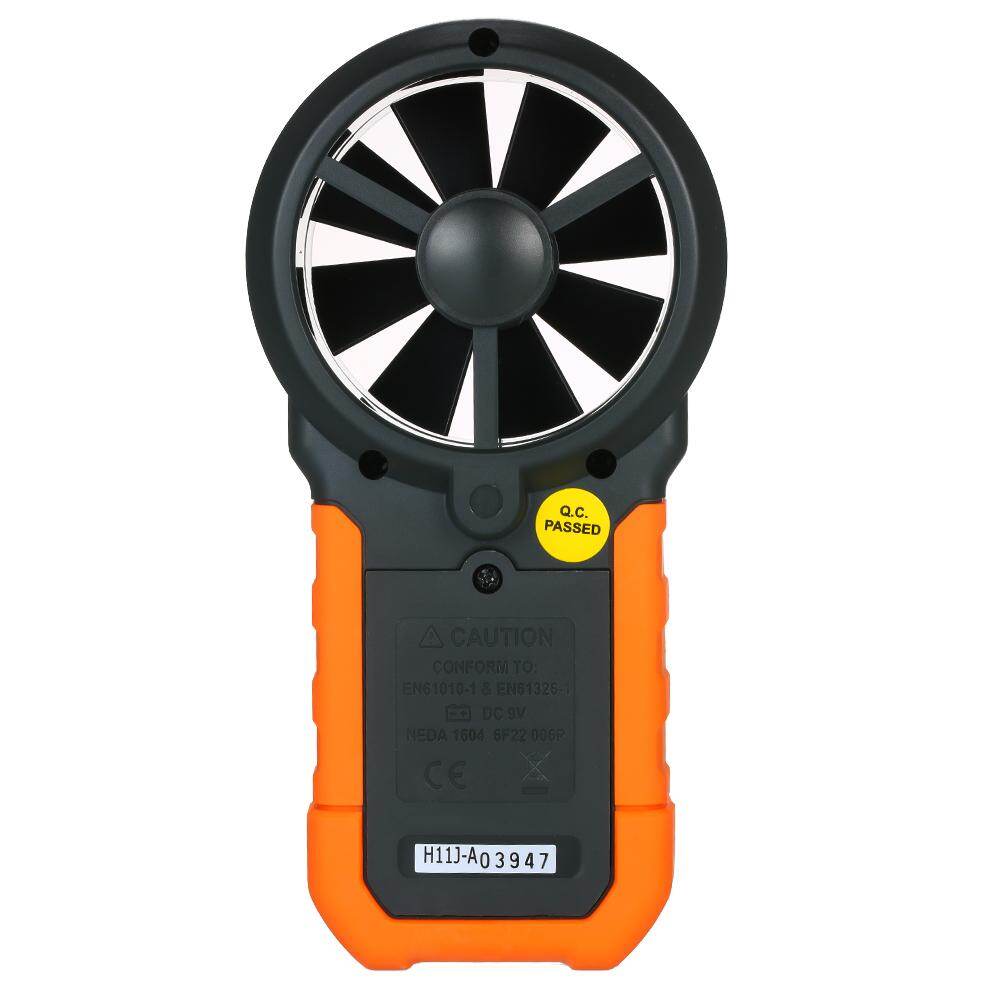 PEAKMETER Handheld Anemometer Portable Wind Speed Meter CFM Meter Wind Gauges Air Flow Thermometer with LCD Backlight for Weather Data Collection Outdoors Sailing Surfing Fishing
