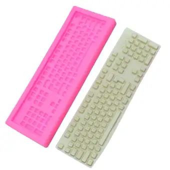 Keyboard Silicone Fondant Icing Mould Wedding Cake Mold