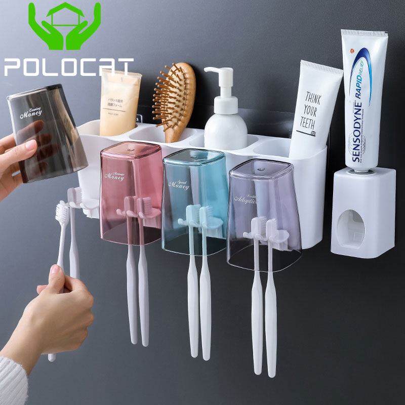 BÁO GIÁ Giá Để Bàn Chải Đánh Răng | Shopee Lazada Sendo Tiki mới nhất 32 Giá Để Bàn Chải Đánh Răng Hút Tường Đa Năng Không Cần Khoan Tường Phong Cách Hàn Quốc, Gói Gia Đình Đầy Màu Sắc Cup Thiết Kế Tường Gắn Bàn Chải Đánh Răng Chủ