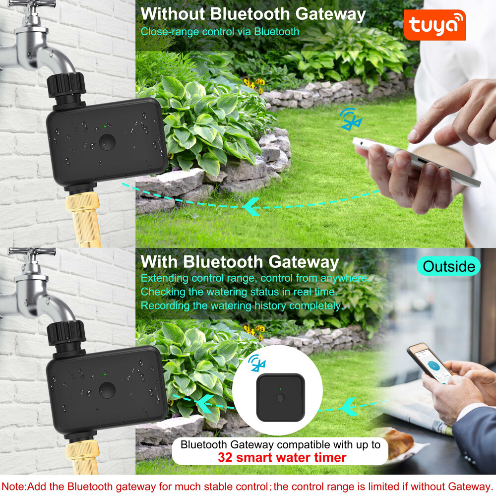 Cảm biến thông minh tuya Wifi làm vườn tưới tự động hẹn giờ tưới nước thiết bị tưới nước tự động vườn ban công mưa Cảm biến điều khiển hệ thống tưới thông minh điều khiển