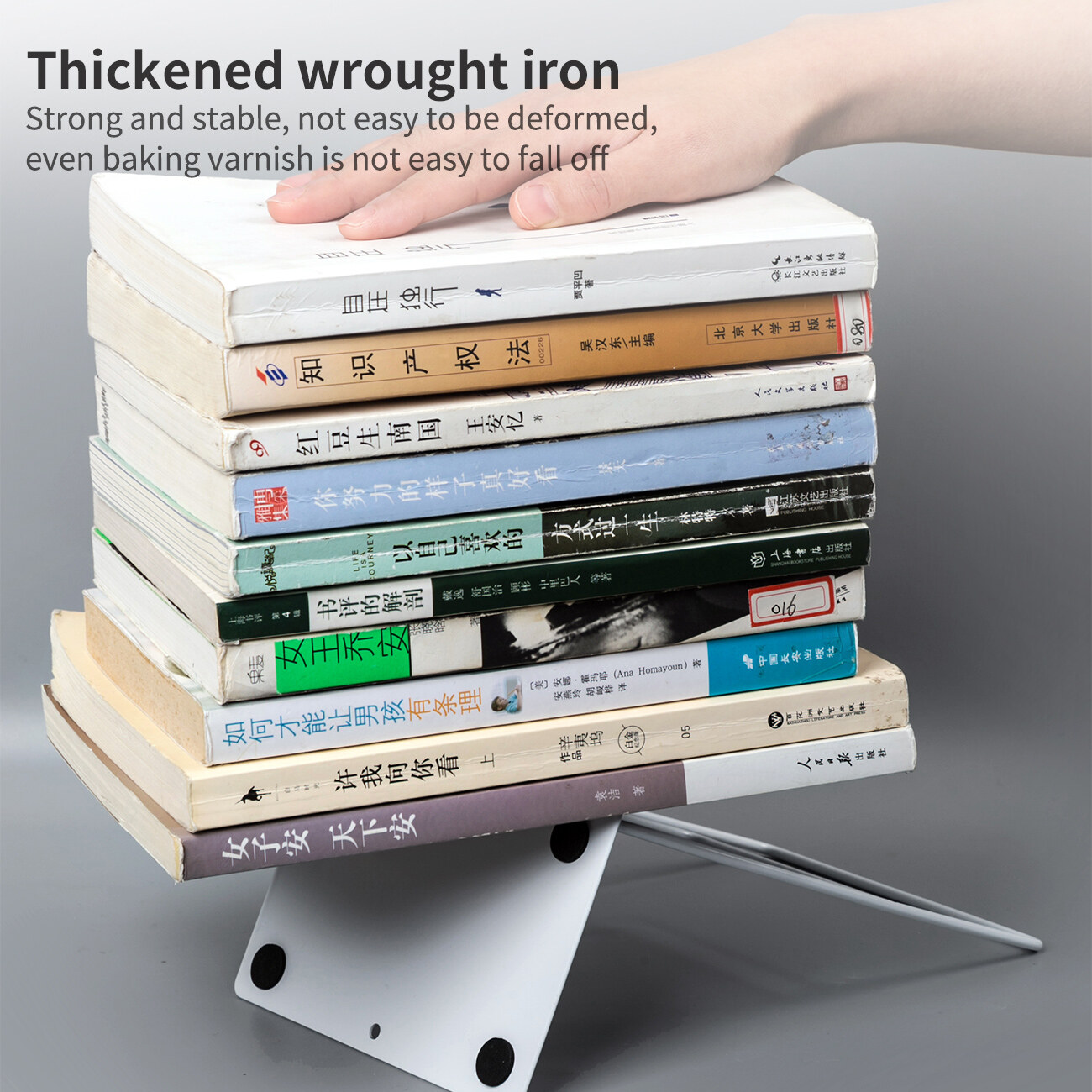 Homenhome 2 Giá Để Sách Rỗng Hình Chữ L Bằng Sắt Để Bàn