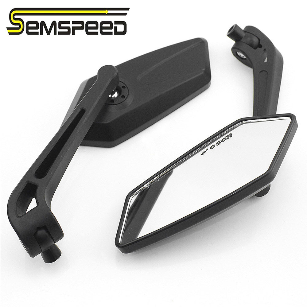 SEMSPEED Motorcycle CNC Rear Side View Mirrors Rearviews For Honda CBR1000RR CBR600RR CBR650R CBR650F CB650R CB650F CB500X CB300R CBR125R CBR250R CRF1000L NC700 NC750 S/X