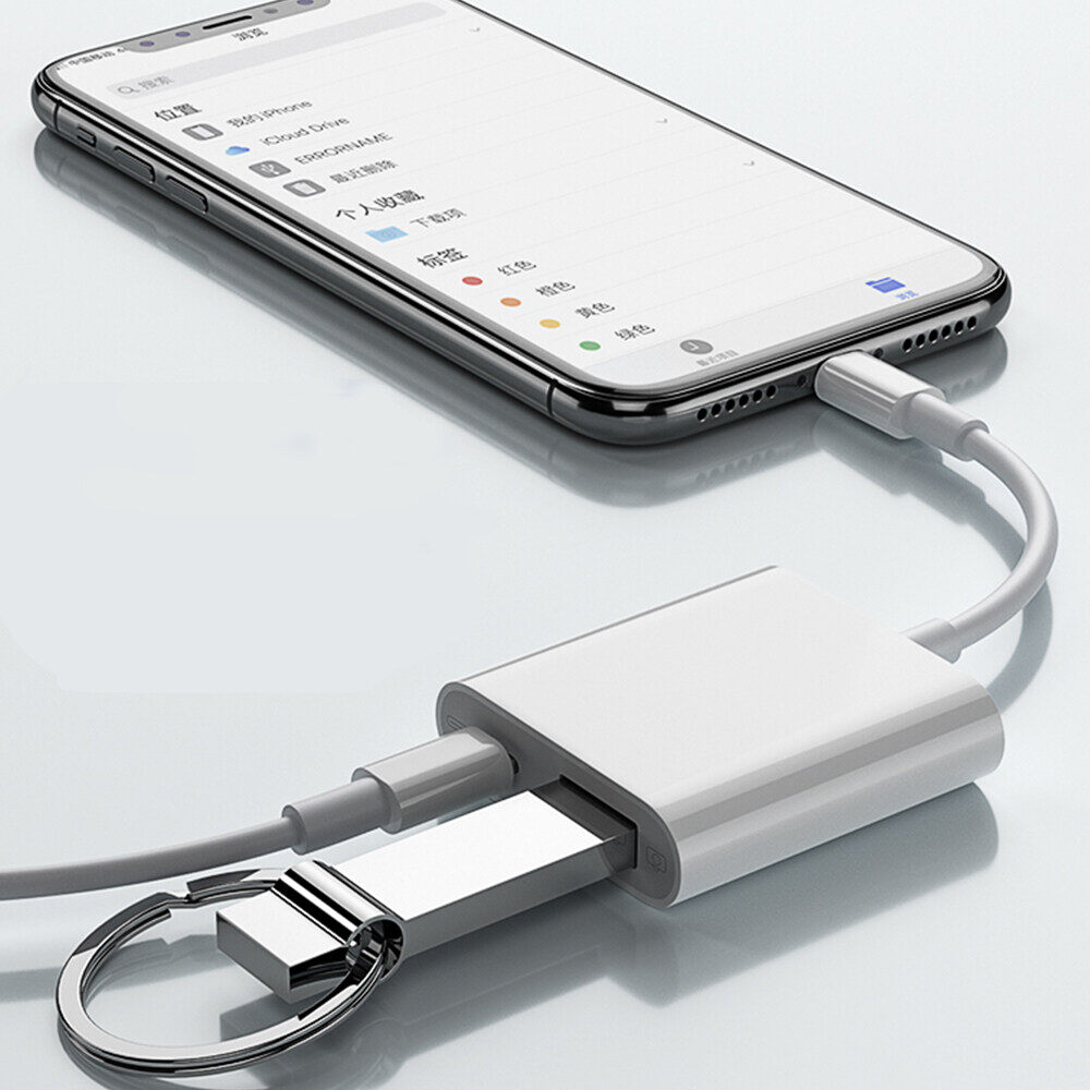 Bộ chuyển đổi USB OTG cho iPhone iPad ios13, bộ chuyển đổi Lightning sang USB 3.0, truyền dữ liệu vào/ra U-disk bàn phím chuột, bộ chuyển đổi Piano Midi Bộ chuyển đổi Lightning sang máy ảnh 2 trong 1 3 trong 1