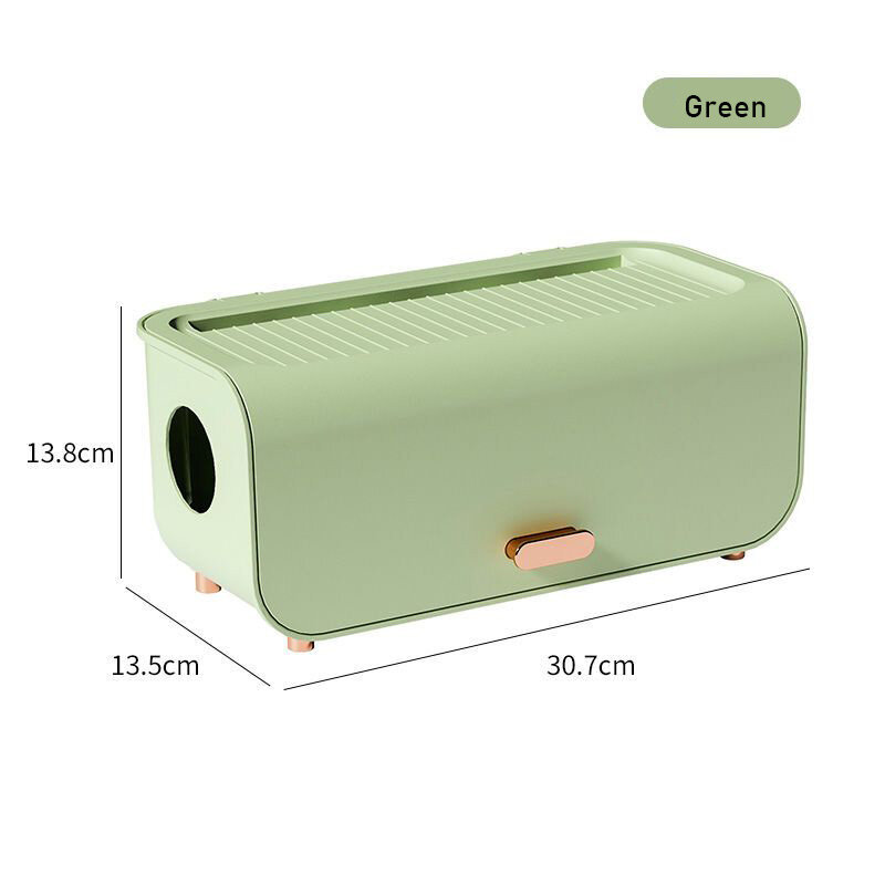 Wire storage box Power patch board Cable management device Plug in router Set top box Storage shelf Network cable collection box