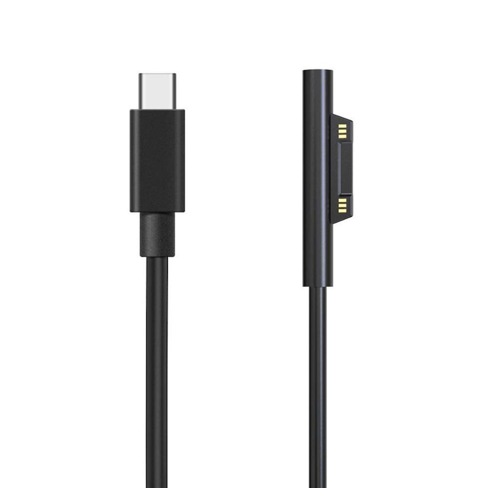 Usb-c charging cable for microsoft surface laptop, surface book 2, surface pro 6/ pro 5/pro 4/pro 3, surface go, 6ft/1.8m surfac