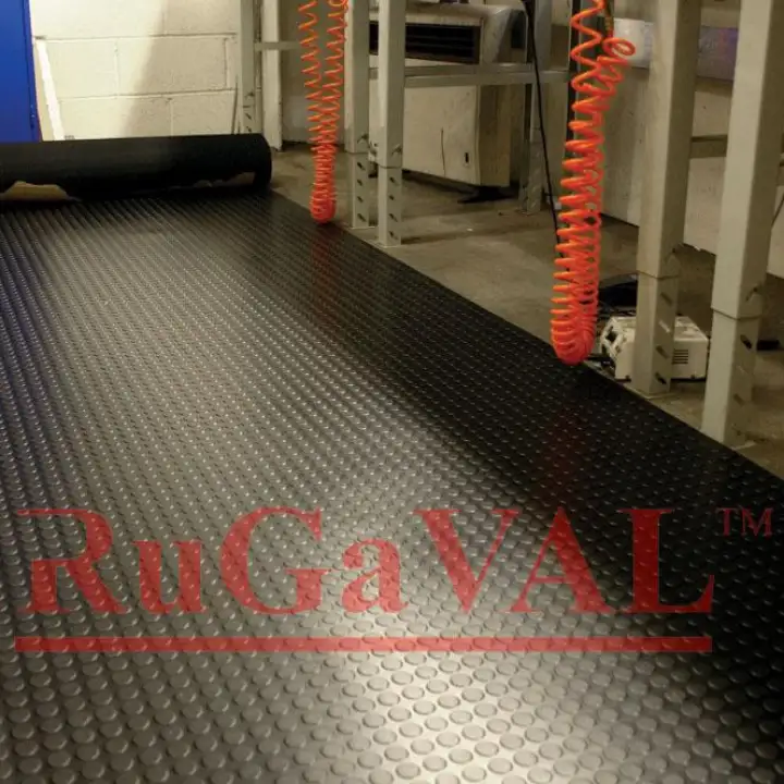 Round Stud Rubber Mat Airport Mat Rubber Floor Mat Size 3 5mm