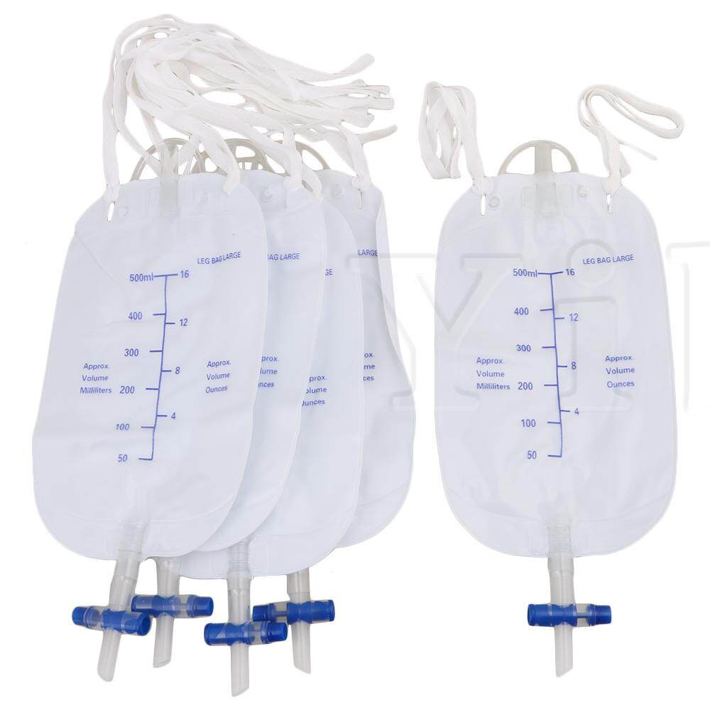 5x Incontinence Complete Kit 500ml Urinary External Catheters Leg Bag