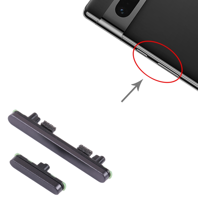 【Ready to ship】About Đối với Google Pixel 7 Pro Nút nguồn gốc + nút điều khiển nút Volume most complete