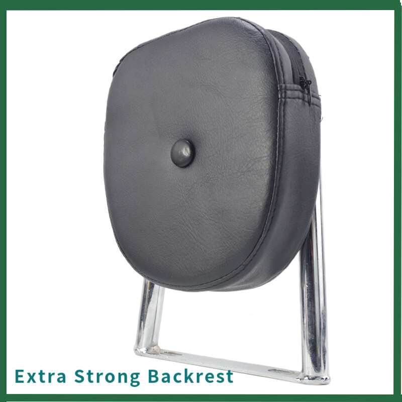 Motorcycle Backrest Prince Motorcycle Seat Back with Reflective Stripe