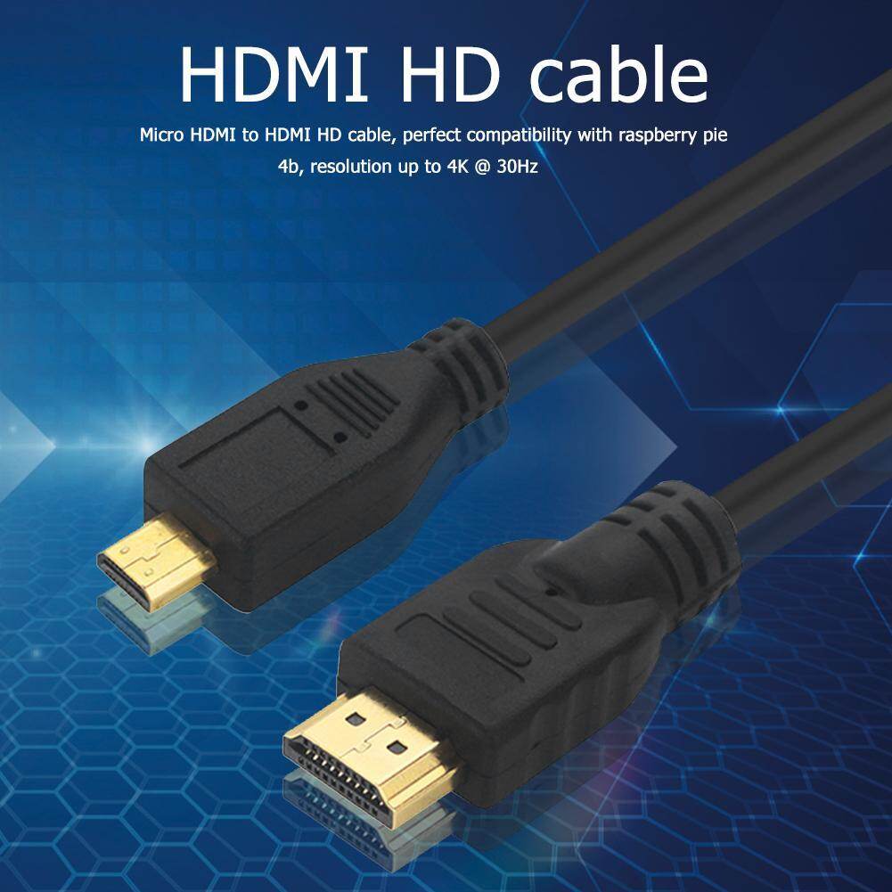 Cáp Micro HDMI Sang HDMI 1.5M Dây Chuyển Đổi Video 4K HD, Cho Raspberry Pi 4B