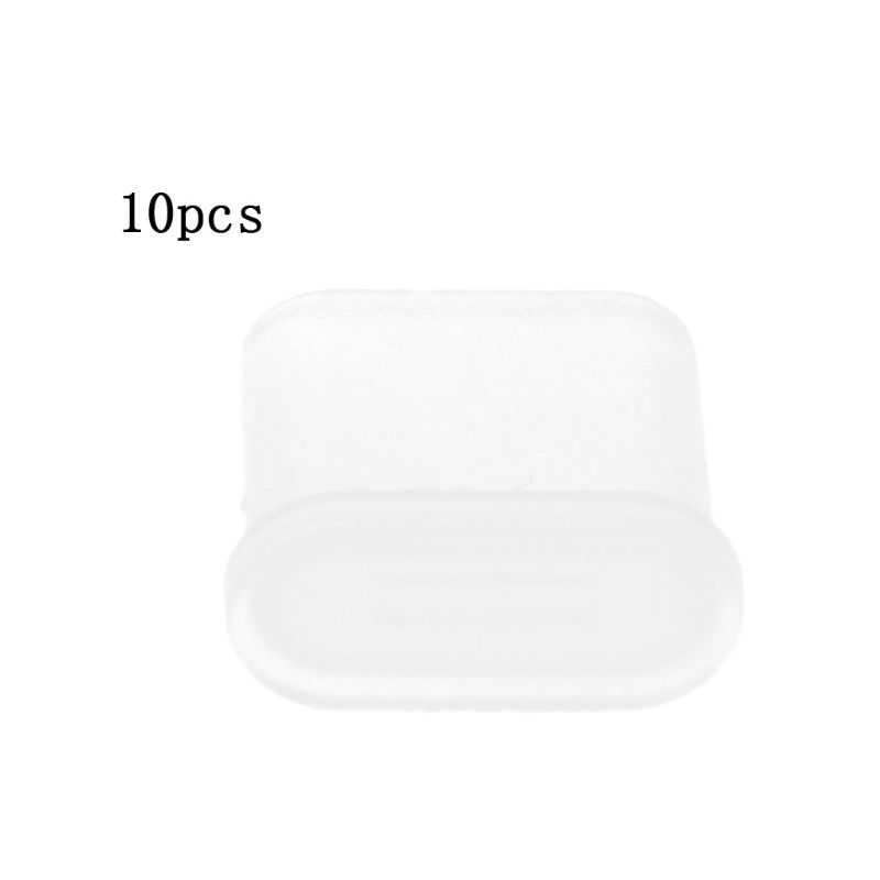 10Pcs Charging Cable Dust Plug Protector Cover Case Shell for Type-C Male Charger Port