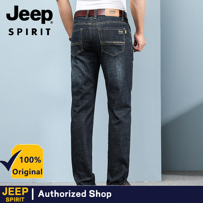 Jeep Spirit Jeans Fashion Classic Blue Black