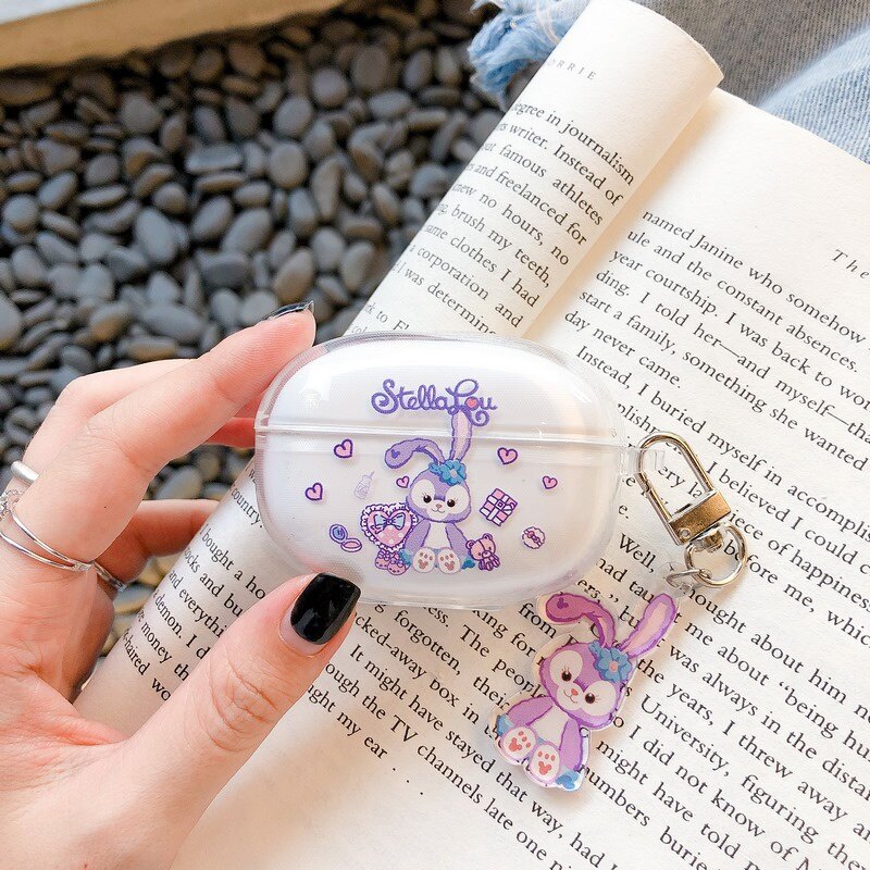 Ready STOCK! Kuromi & Melody Edifier Fitpods Transparent Cartoon Hard Hearing Aid Protective Case