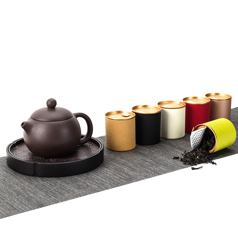 Moito Tea Caddy Organizer Packaging Box Metal ​For Bulk Cereals Bulk Storage Container
