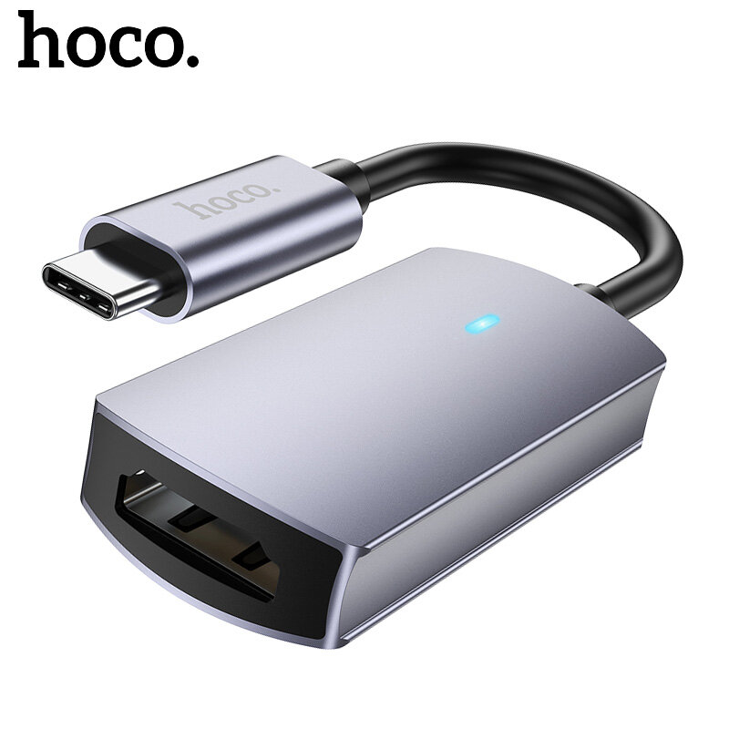 Hoco ua20 type-c to hdmi converter usb c hdmi cable 4k 30hz type c to hdmi converter adapter for samsung type-c usb-c to 4k hdmi wire for type-c mobile phones and tablets