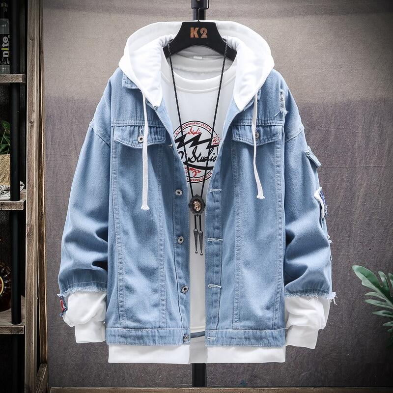 Hooded Denim Jacket - Best Price in 