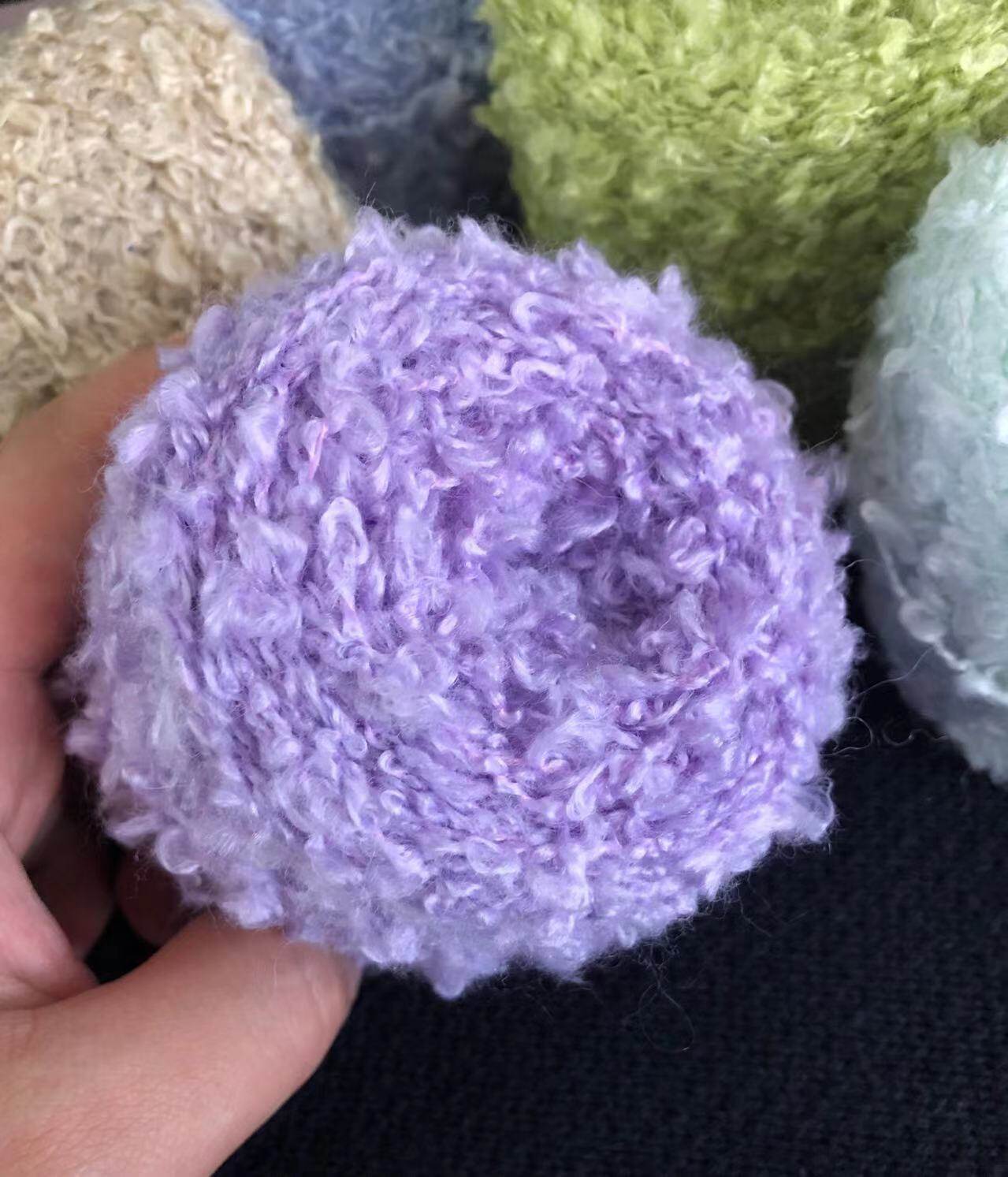 NUBECOM Handcraft Hat Shoes Crochet Thread Scarf Clothing Knitted Wool Loop Yarn Colorful Wool Yarn DIY Sweater Knitting Yarn Knitting