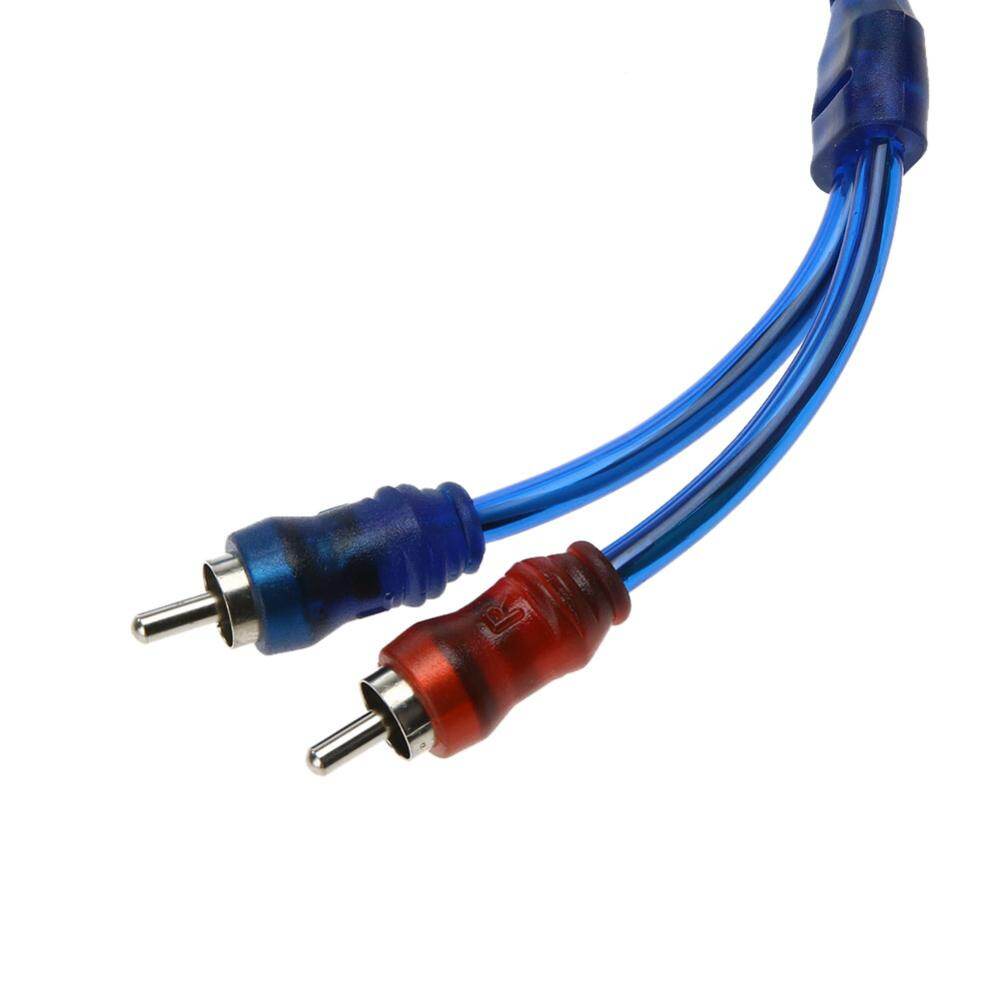 5 Meter 2 RCA to 2 RCA Plug Car Audio System Amplifier Braided Copper Cable