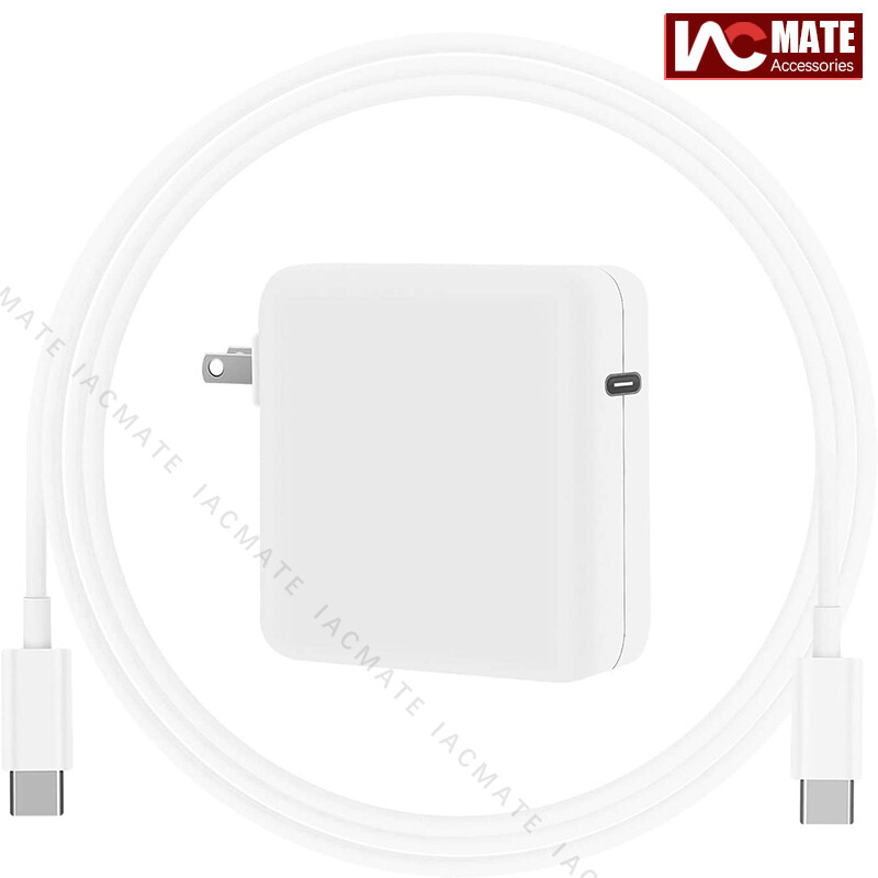 Usb c for mācbook pro charger, usb-c to type-c 100w ac power adapter charger with 2m usb c cable