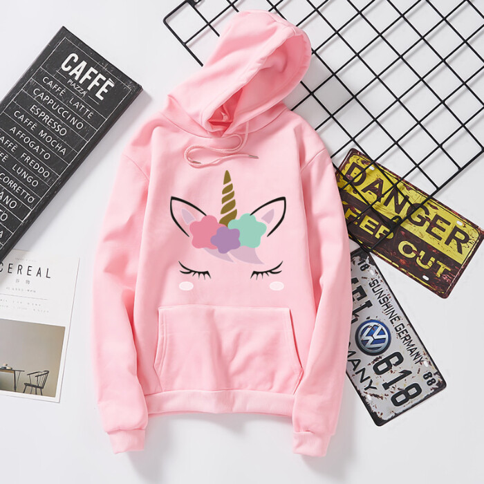 ADOLPH Womens Sweater Unicorn Print 