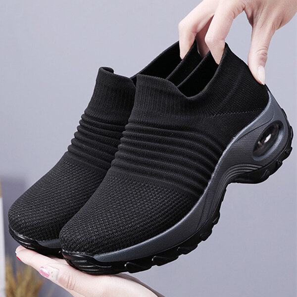 >> BÁO GIÁ GIÀY SNEAKER SLIP-ON NỮ FITFLOP R62 | Shopee Lazada Sendo Tiki mới nhất 148 Joshuaeg Nữ Slip On Lưới Giày Đi Bộ Đệm Không Khí Thoải Mái Nền Tảng Làm Việc Sneakers