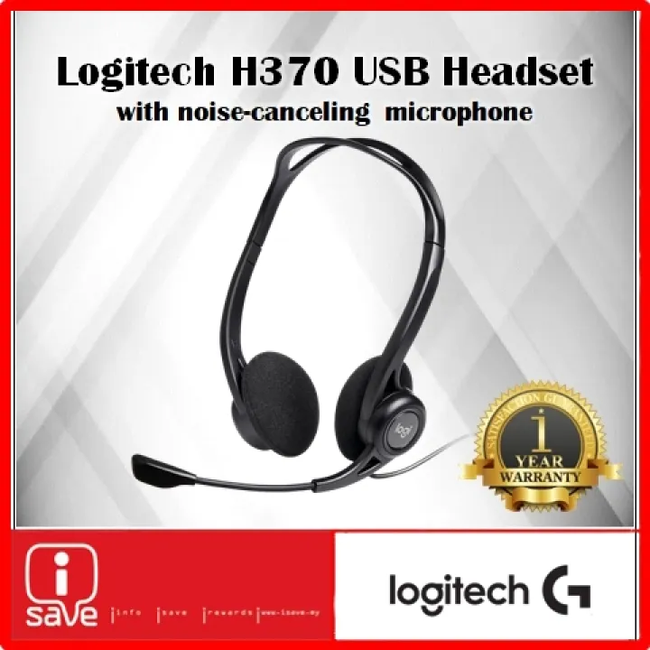 logitech h370 noise cancelling
