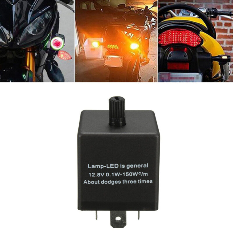 Đèn Xi Nhan 3 Chân CF13 JL-02, Đèn Led Báo Hiệu Cho Xe Hơi Xe Đạp