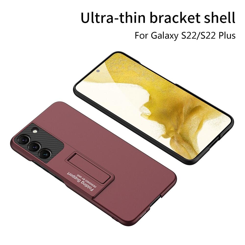 HOCE PC Hard Phone Case For Samsung Galaxy S22 S22Plus Case Luxury Ultra-thin Bracket Shockproof Protective Cover for Samsung S22 Plus S22