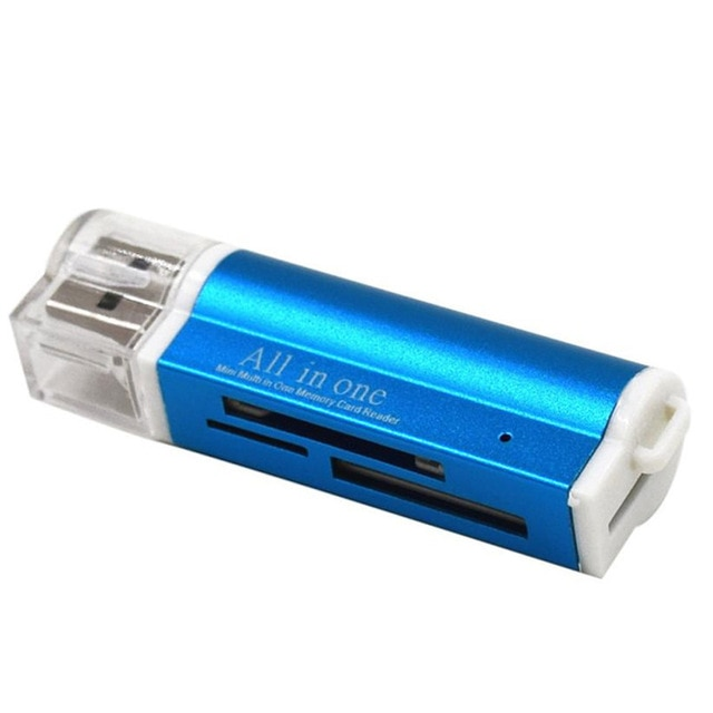Đầu Đọc Thẻ Nhớ Mini Di Động VAORLO, Đầu Đọc Thẻ Nhớ USB 2.0 Đa Năng Cho Micro SD/TF M2 MMC SDHC MS