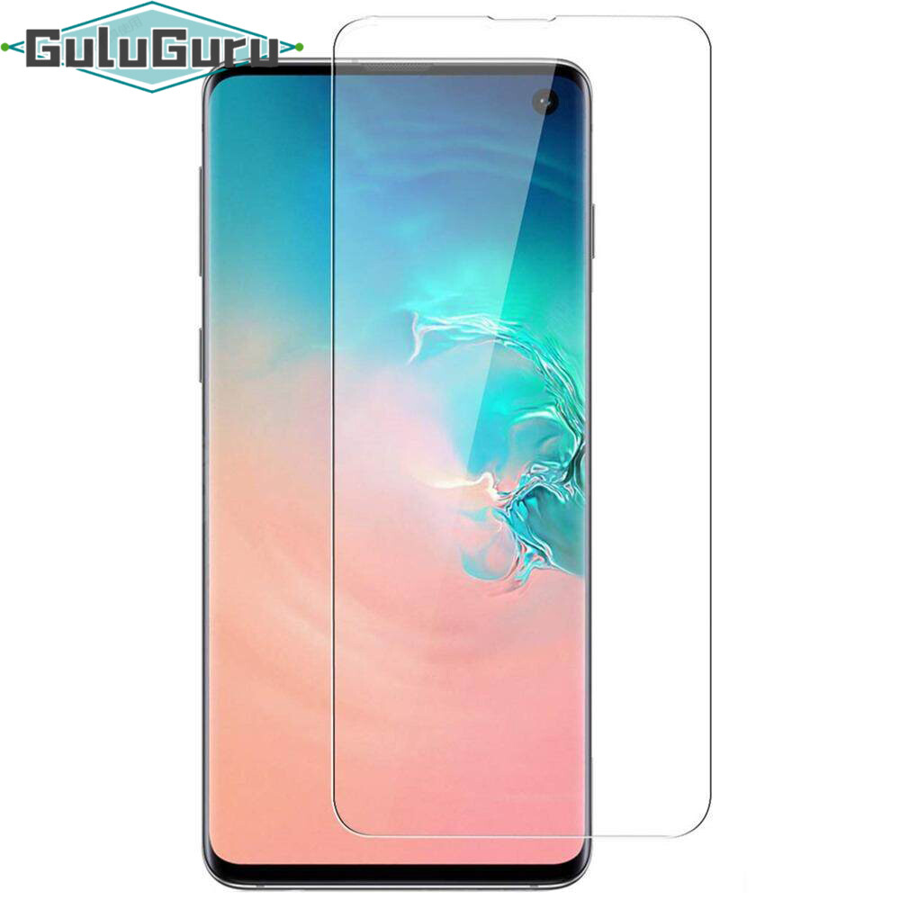 [4 Piece] FULL GLUE for Samsung A10 A20 A30 A40 A50 A51 A60 A70 A71 A80 A90 S E M10 M20 M30 M40 Screen Protector Tempered Glass Film Ultra Thin Guard, 9H Hardness, 99.9% Light Transmission, Scratch Proof, Anti-burst, Bubble-Free