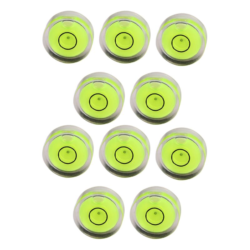 XMLEI 40mm Round Spirit Level – High Precision Aluminum Alloy Bubble Level – Universal Horizontal Circular Level For Machinery, Equipment, And Desktop Leveling